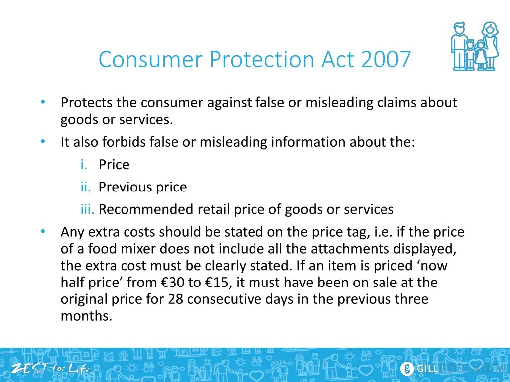 consumer protection act 2007