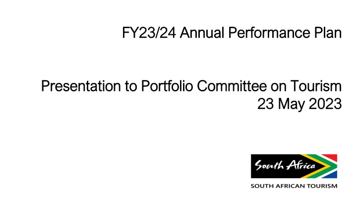 fy23 24 annual performance plan fy23 24 annual