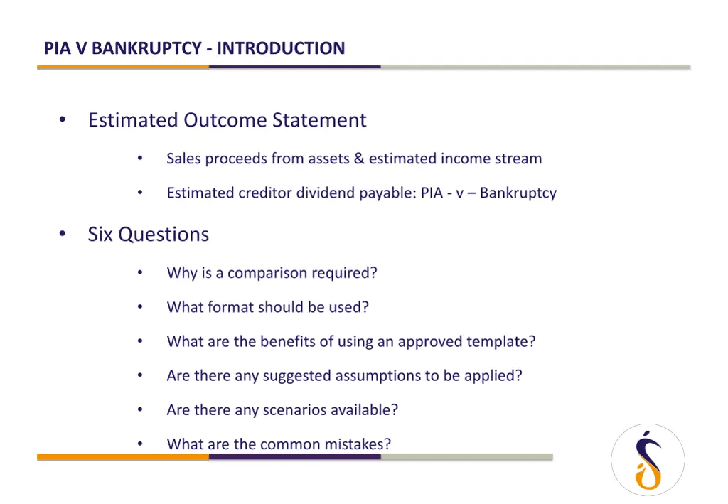 pia v bankruptcy introduction