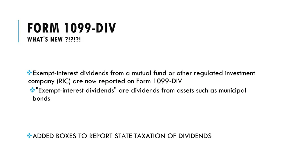 form 1099 div what s new