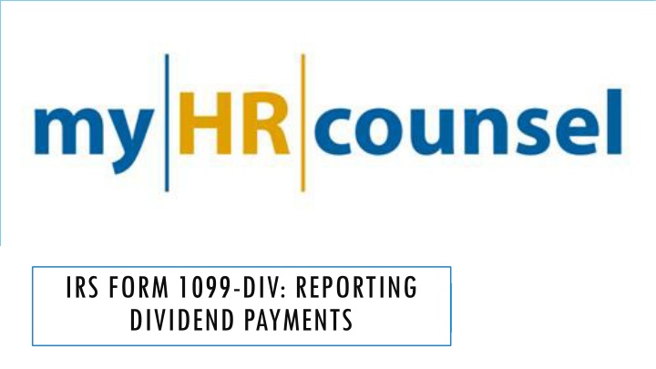 irs form 1099 div reporting dividend payments