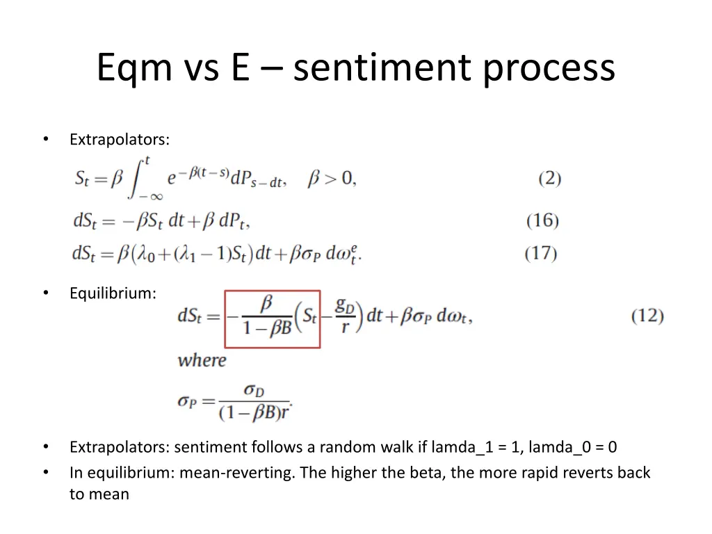 eqm vs e sentiment process