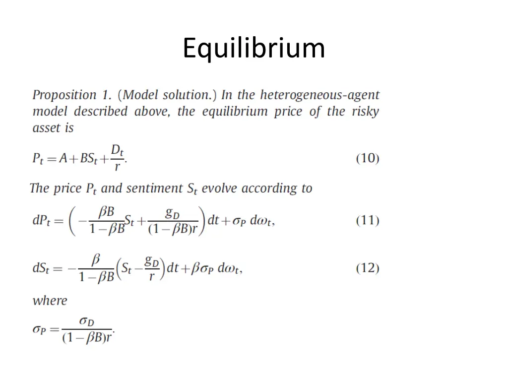 equilibrium