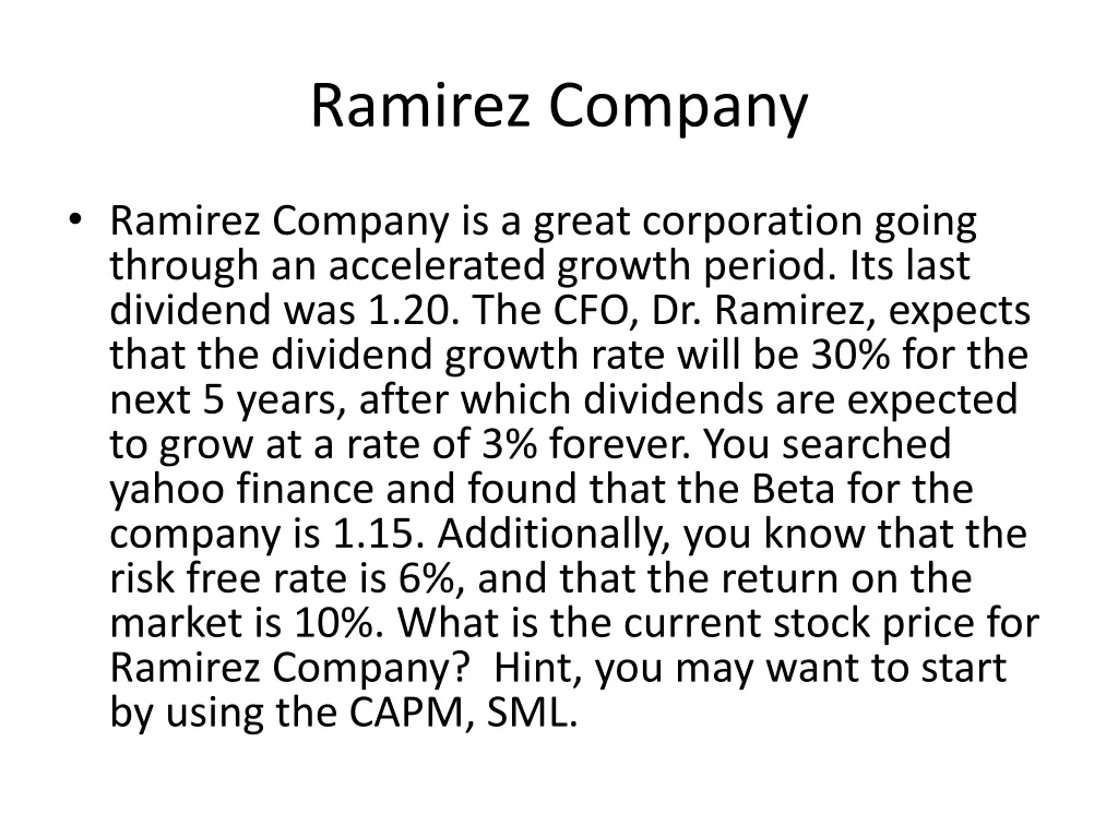 ramirez company