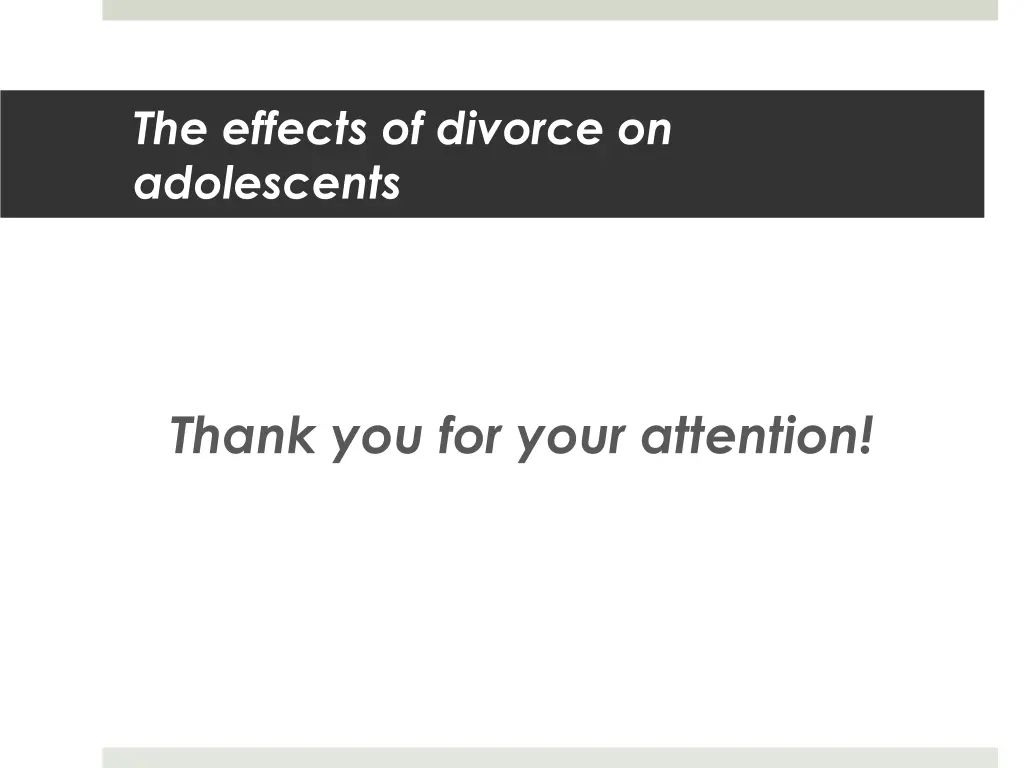 the effects of divorce on adolescents 6