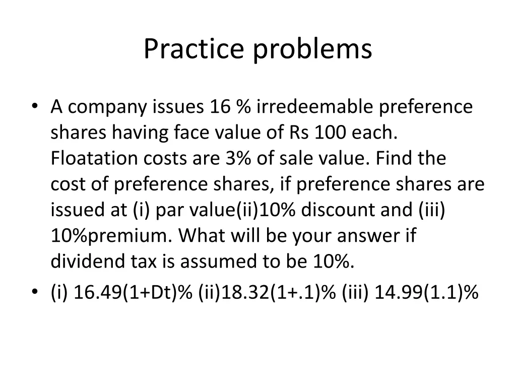 practice problems 3