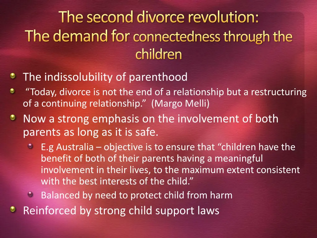 the second divorce revolution the demand