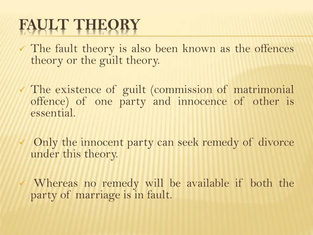 fault theory