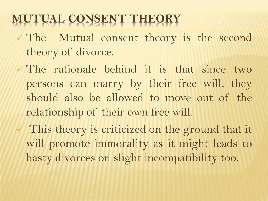 mutual consent theory mutual consent theory