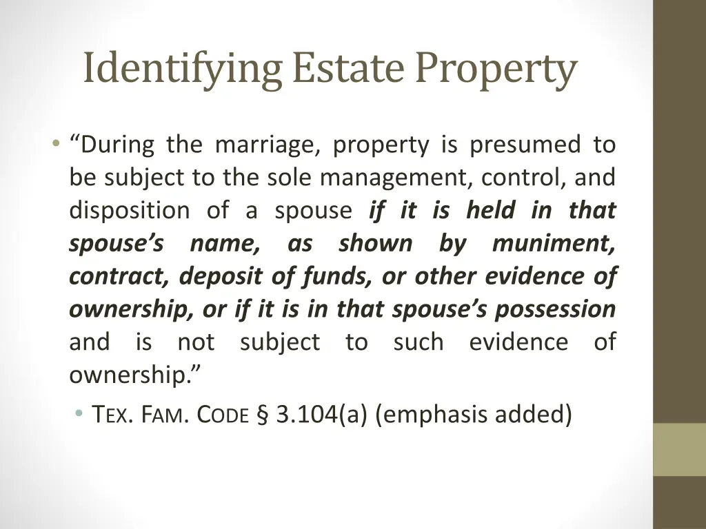 identifying estate property 4