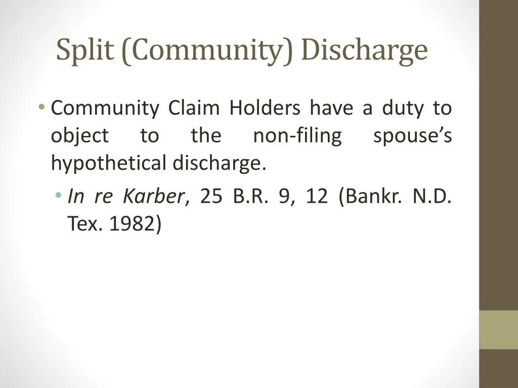 split community discharge 2