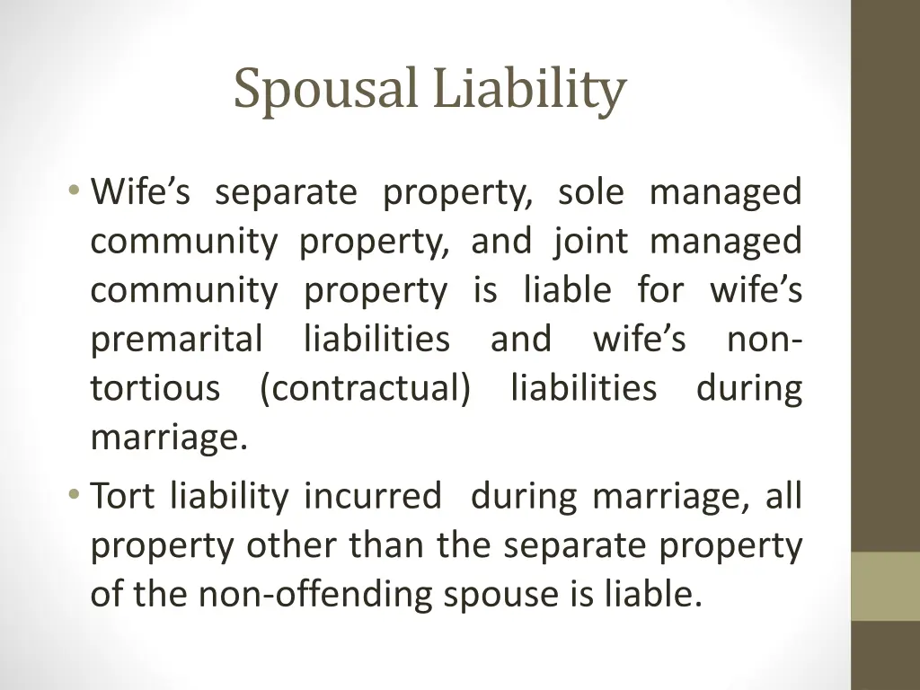 spousal liability 1