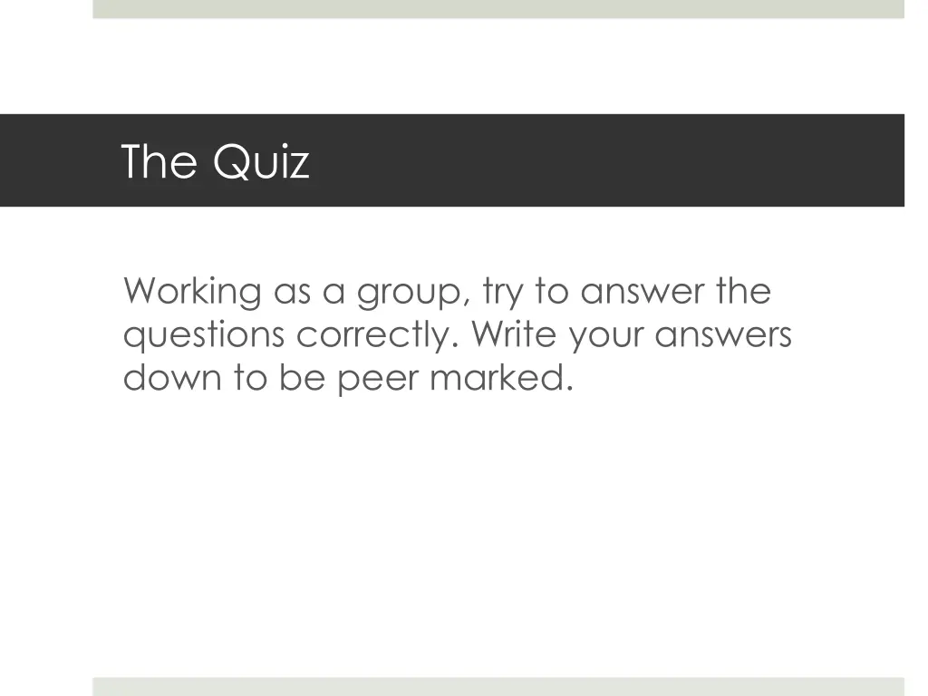 the quiz