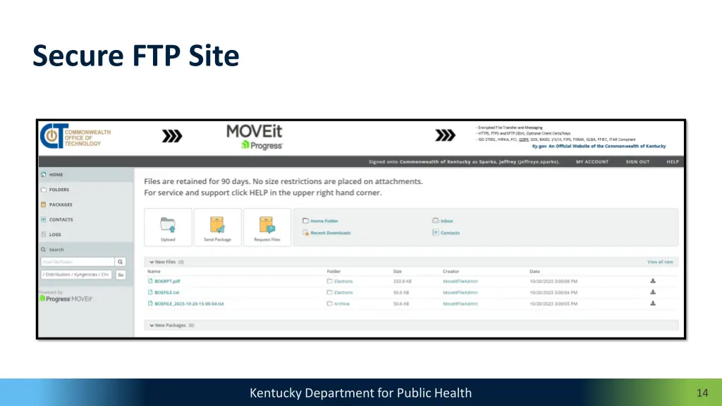 secure ftp site