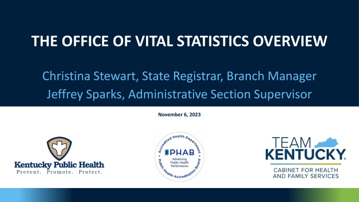 the office of vital statistics overview