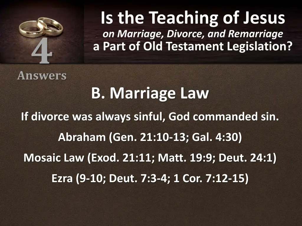 is the teaching of jesus on marriage divorce 16