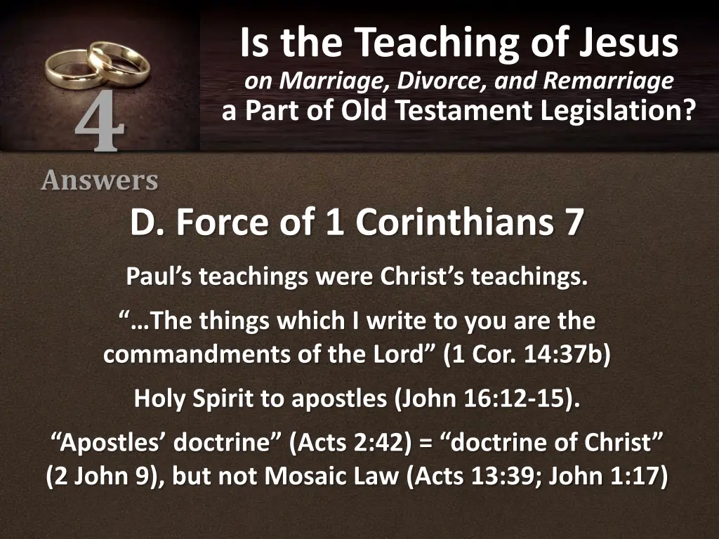 is the teaching of jesus on marriage divorce 28