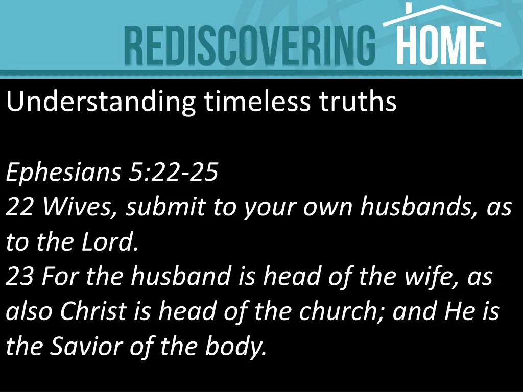 understanding timeless truths 11