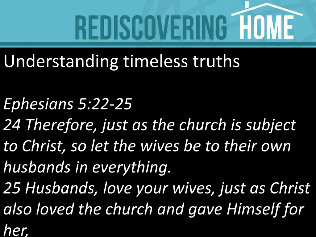 understanding timeless truths 12