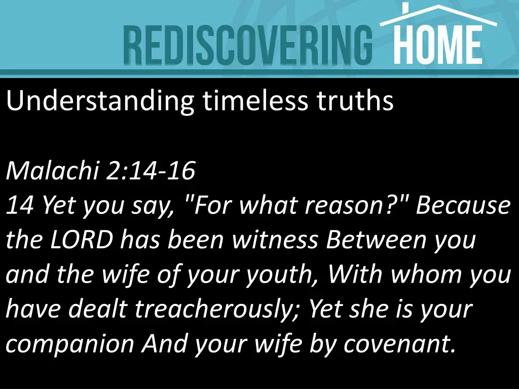 understanding timeless truths 6