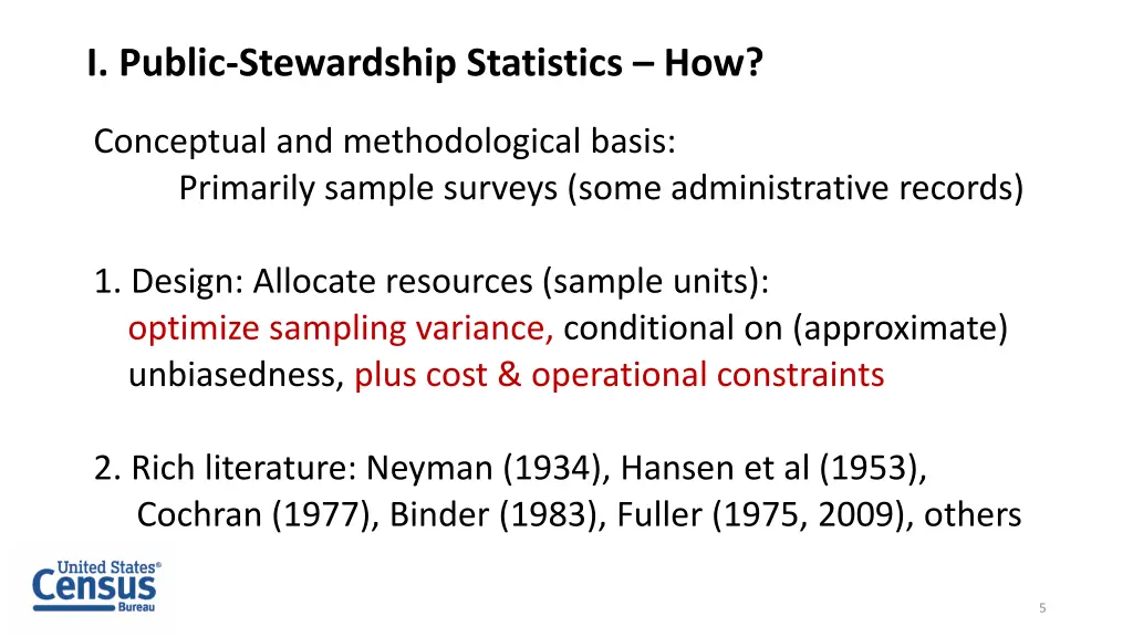 i public stewardship statistics how