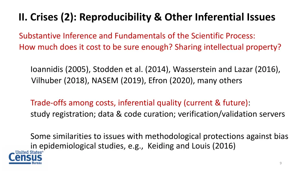 ii crises 2 reproducibility other inferential