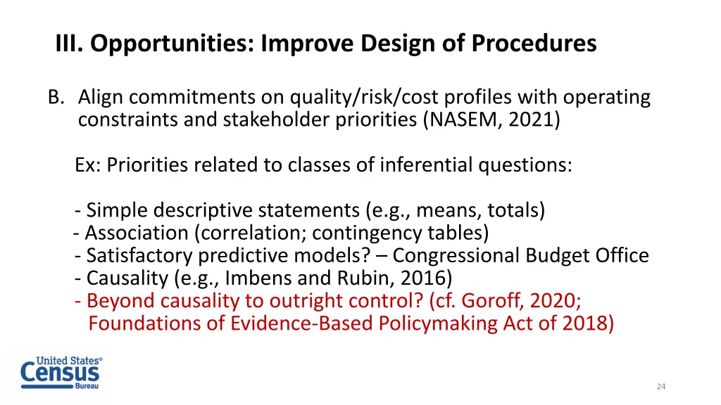 iii opportunities improve design of procedures 1