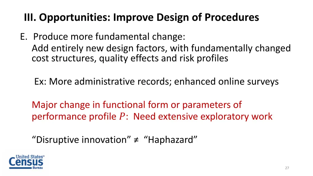 iii opportunities improve design of procedures 4