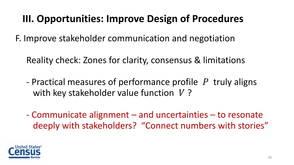 iii opportunities improve design of procedures 5