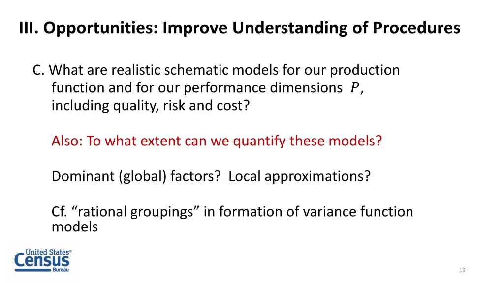 iii opportunities improve understanding 2