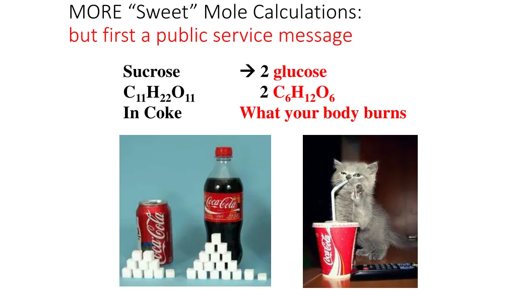 more sweet mole calculations but first a public