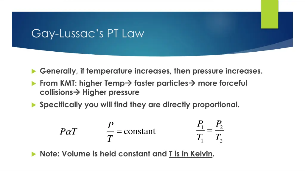 gay lussac s pt law