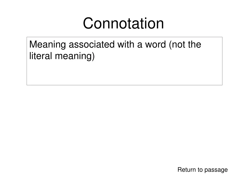 connotation