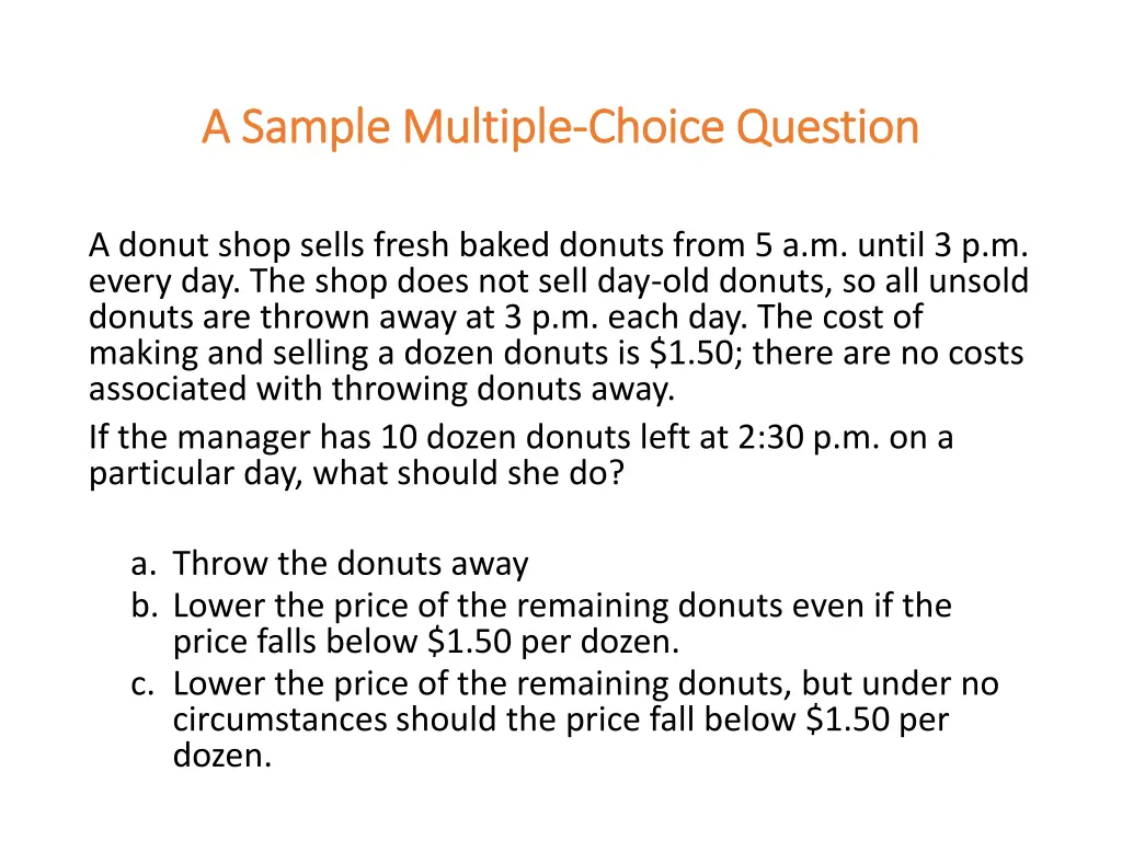 a sample multiple a sample multiple choice