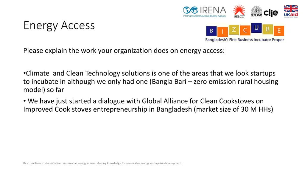 energy access