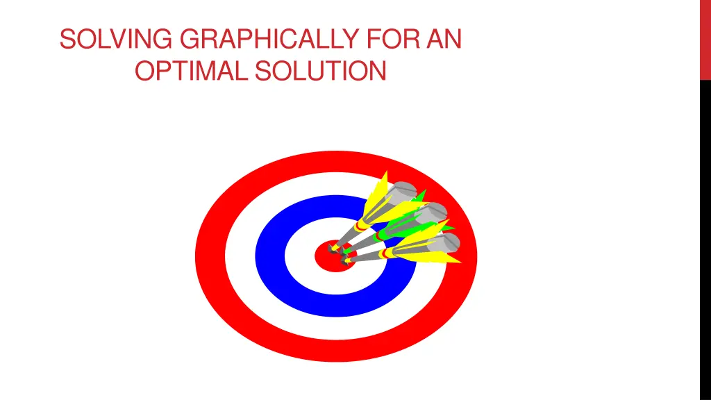 solving graphically for an optimal solution