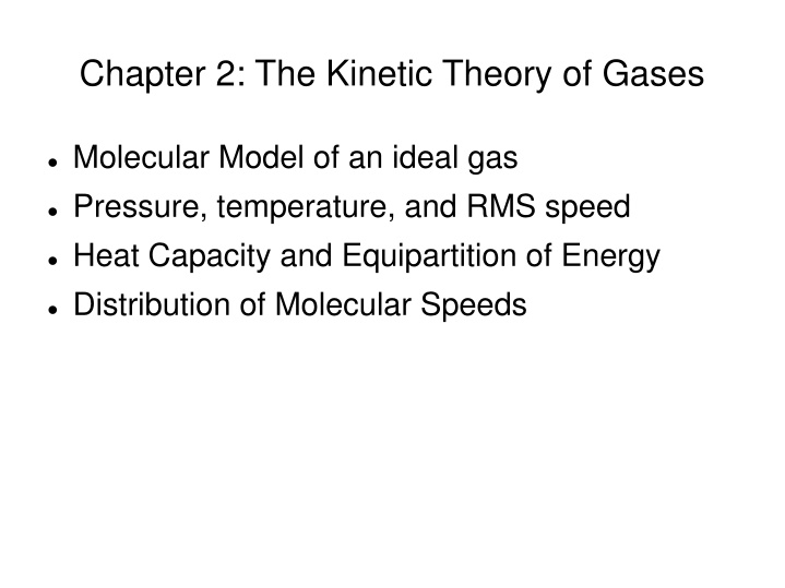 chapter 2 the kinetic theory of gases