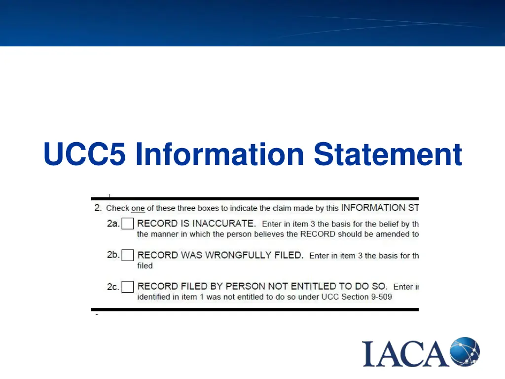 ucc5 information statement