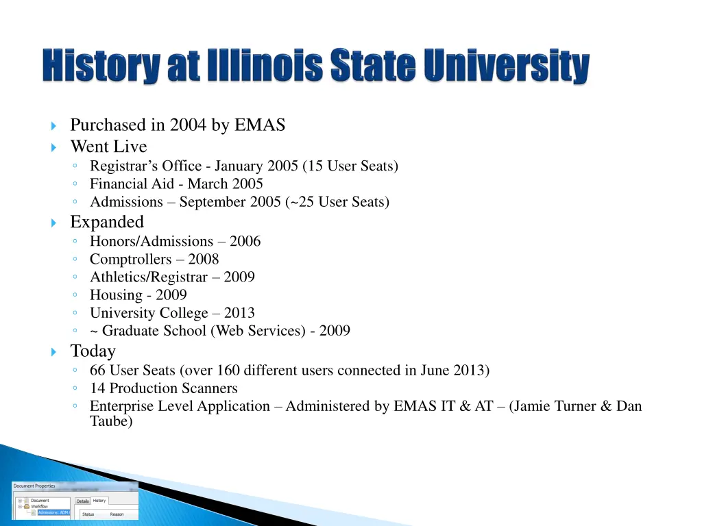 purchased in 2004 by emas went live registrar