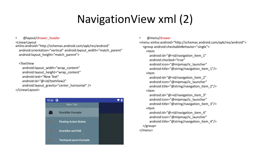 navigationview xml 2