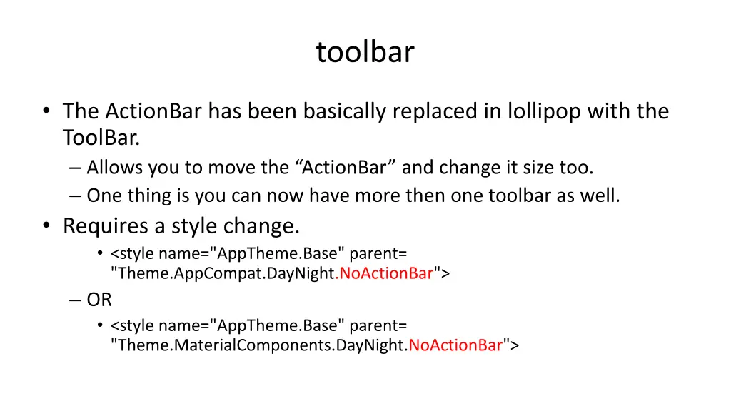 toolbar