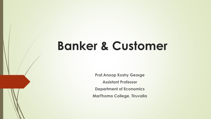 banker customer