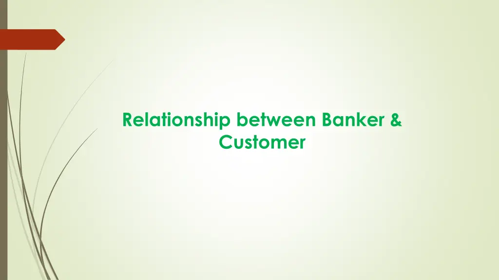 relationship between banker customer