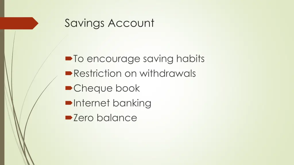 savings account