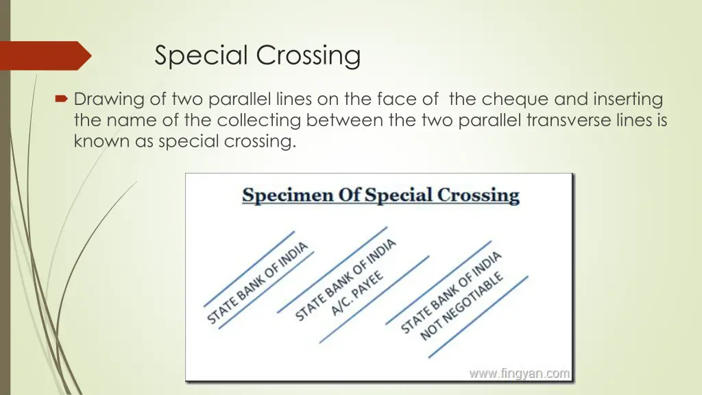 special crossing