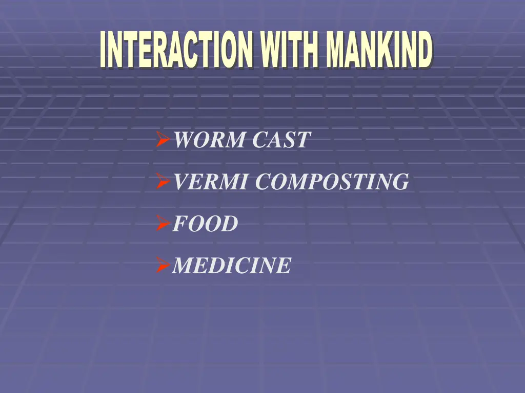 interaction with mankind