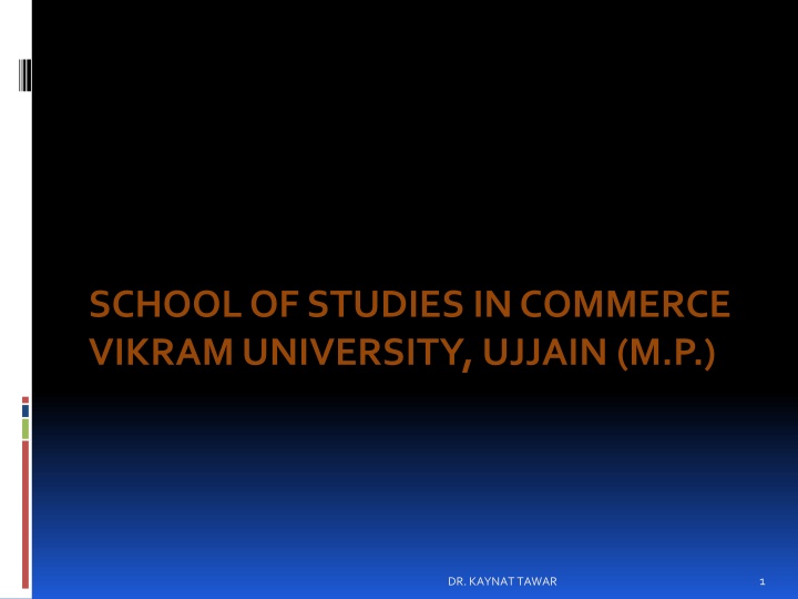 school of studies in commerce vikram university