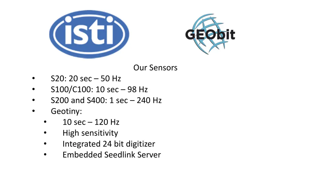 our sensors