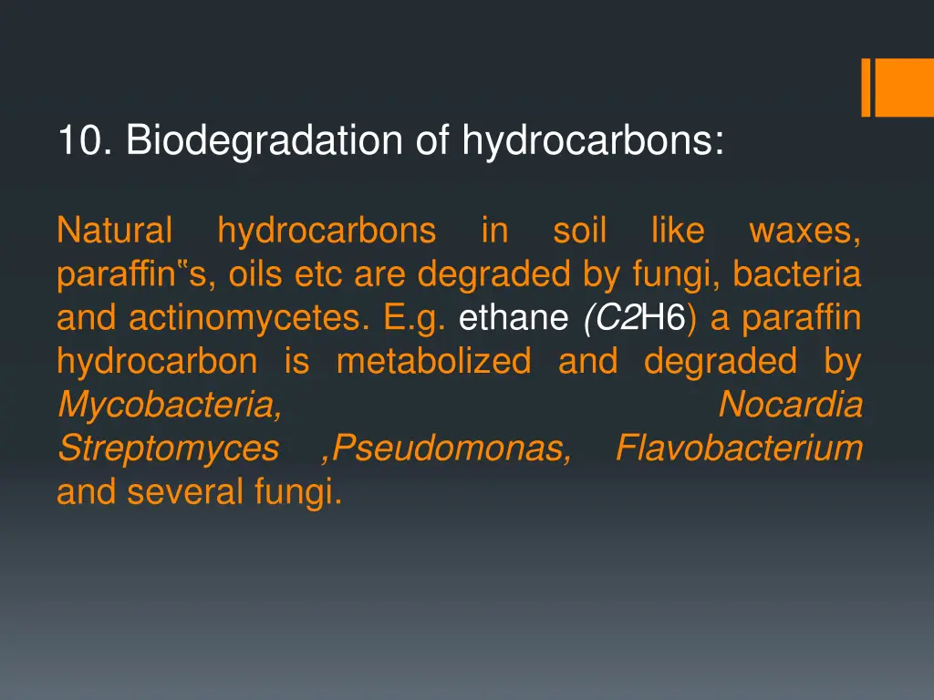 10 biodegradation of hydrocarbons