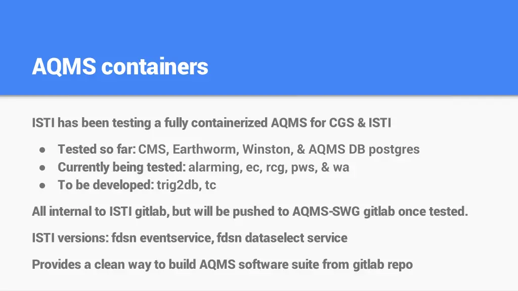 aqms containers